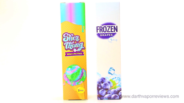 Shijin Vapor SherThang and Frozen Grapes E-Liquid Review